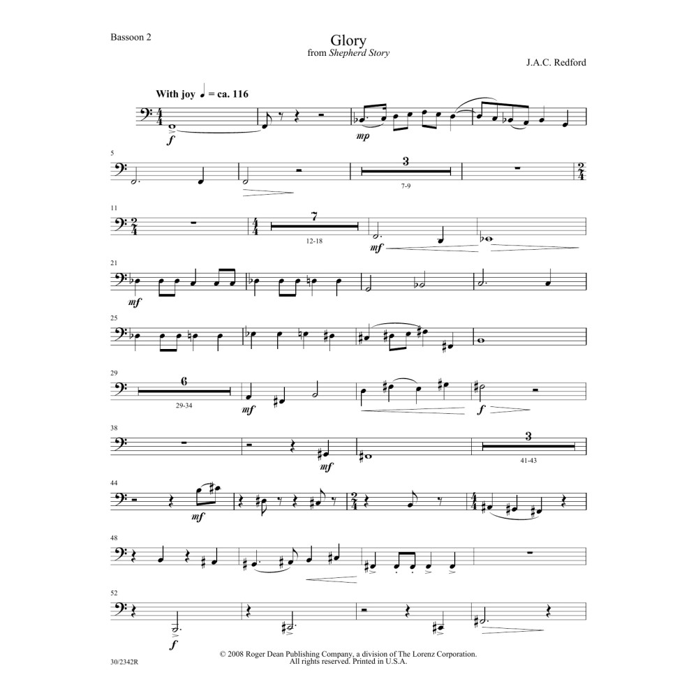 Glory - Bassoon 2